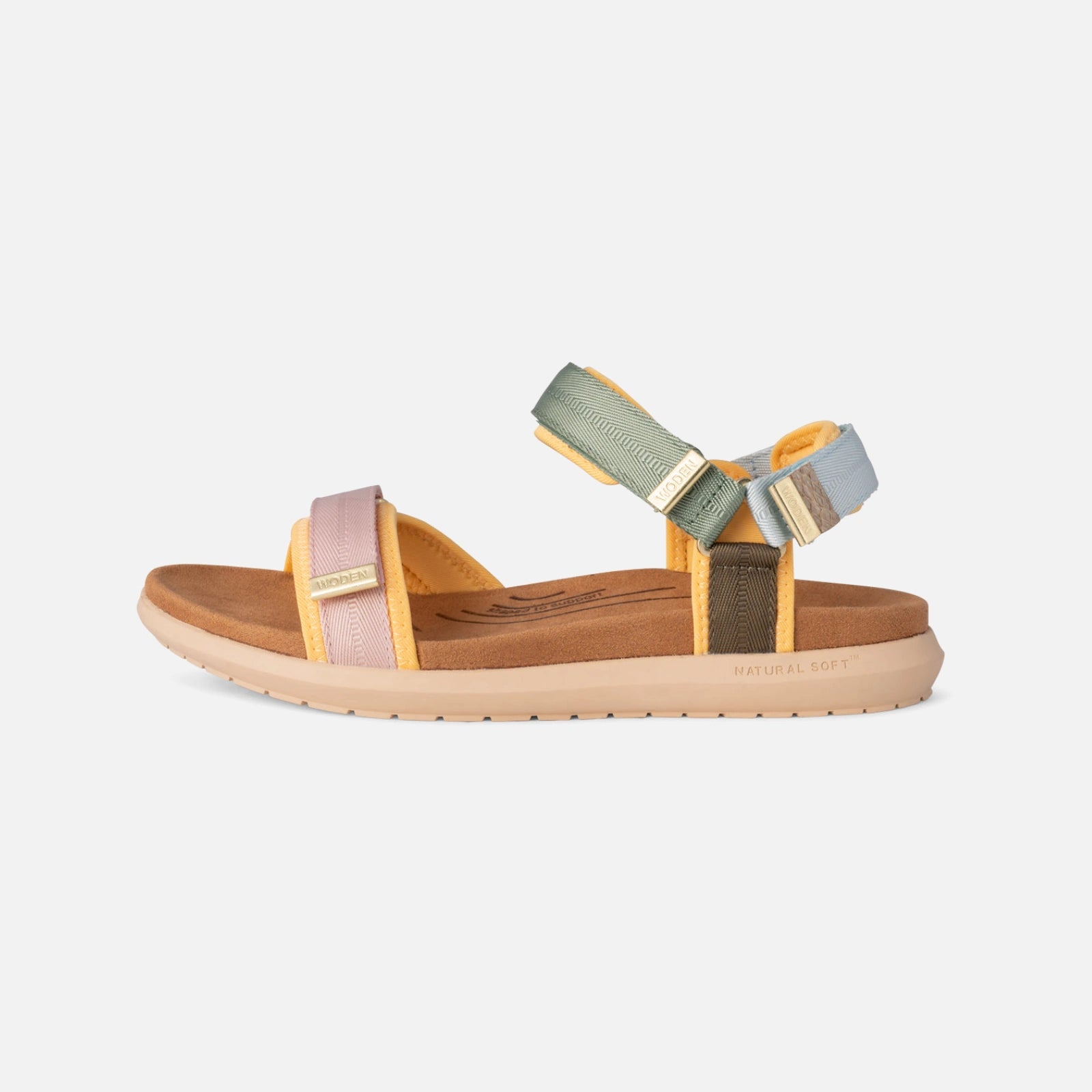 Line Lite Sandaler fra Woden - Algae Multi