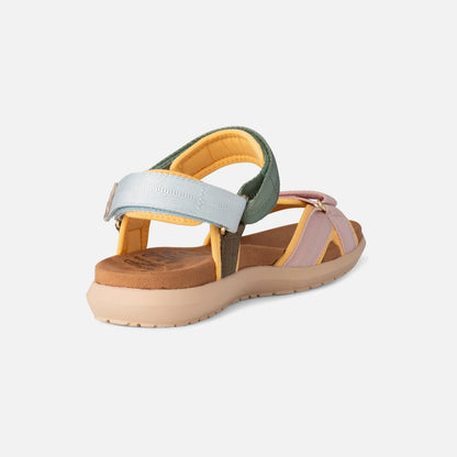 Line Lite Sandaler fra Woden - Algae Multi - Hæl