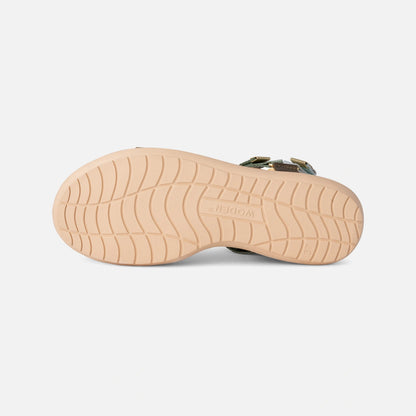 Line Lite Sandaler fra Woden - Algae Multi - Bund