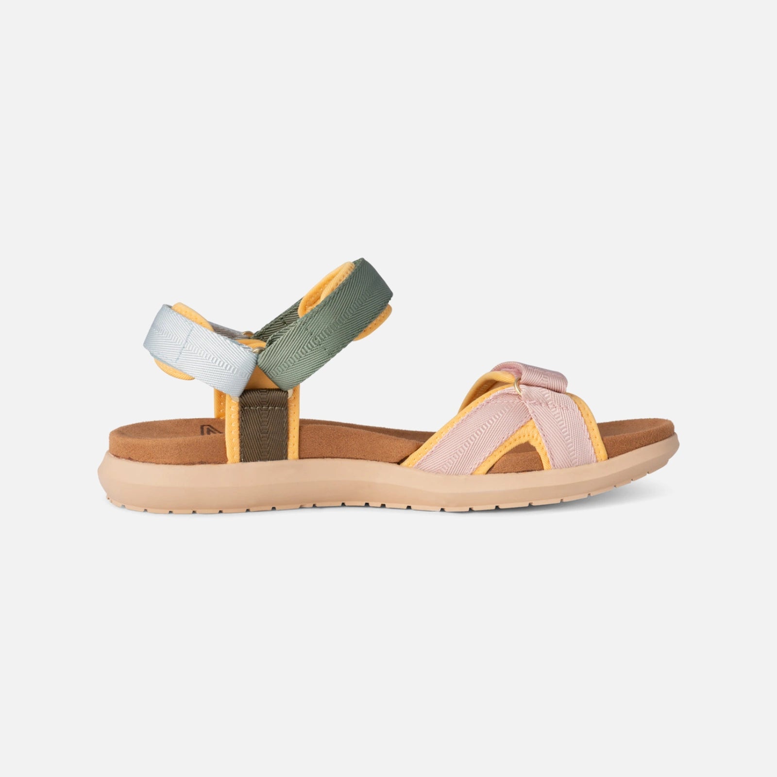 Line Lite Sandaler fra Woden - Algae Multi - Inderside