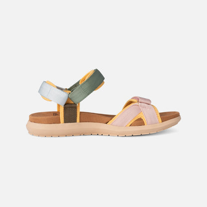 Line Lite Sandaler fra Woden - Algae Multi - Inderside