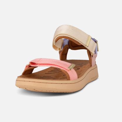 Line Sandaler fra Woden - Butter Multi - Skråt forfra