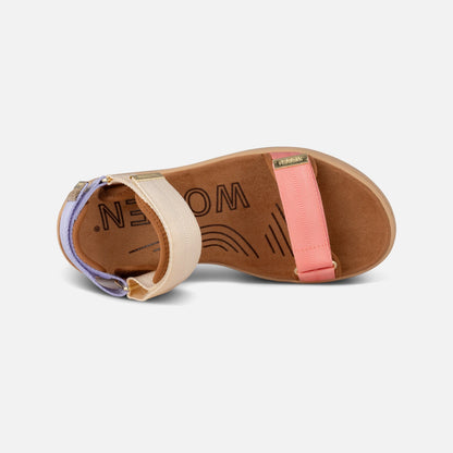 Line Sandaler fra Woden - Butter Multi - Ovenfra