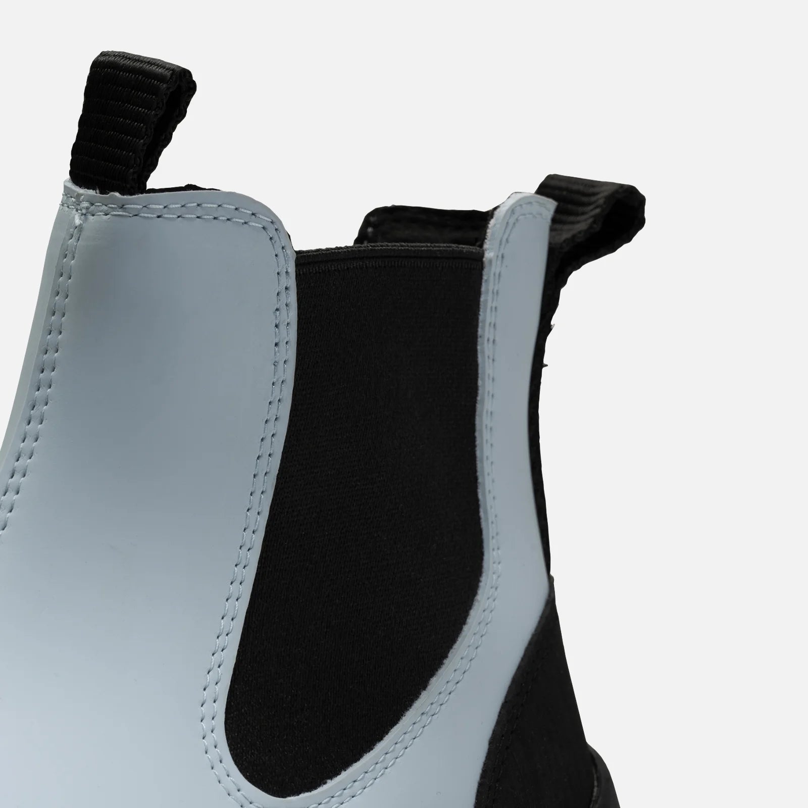 Siri Waterproof støvler fra Woden i Ice Blue (detalje)