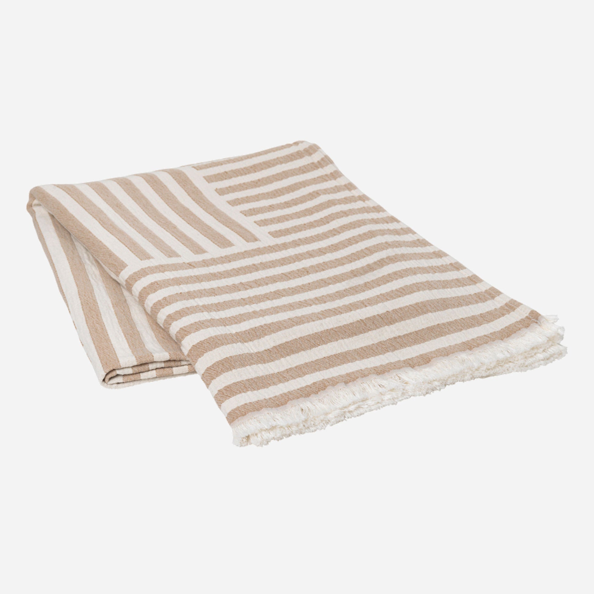 Frankie plaid fra Brosten Copenhagen i Golden Brown