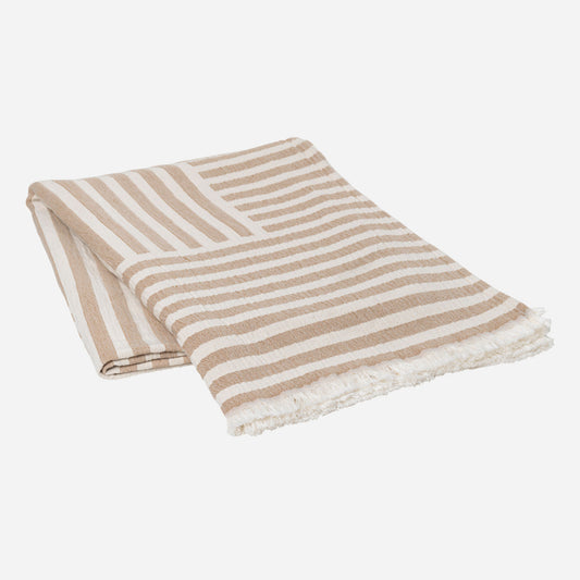 Frankie plaid fra Brosten Copenhagen i Golden Brown