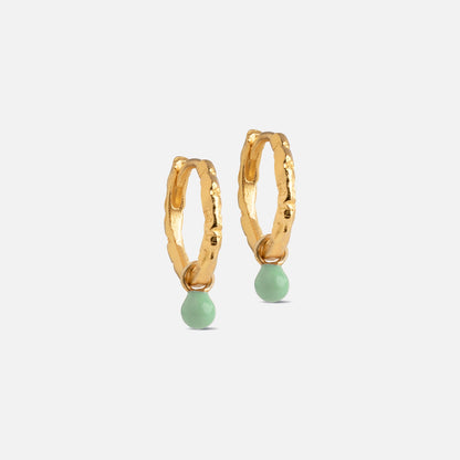 Belle Hoops fra Enamel Copenhagen i Dusty Green