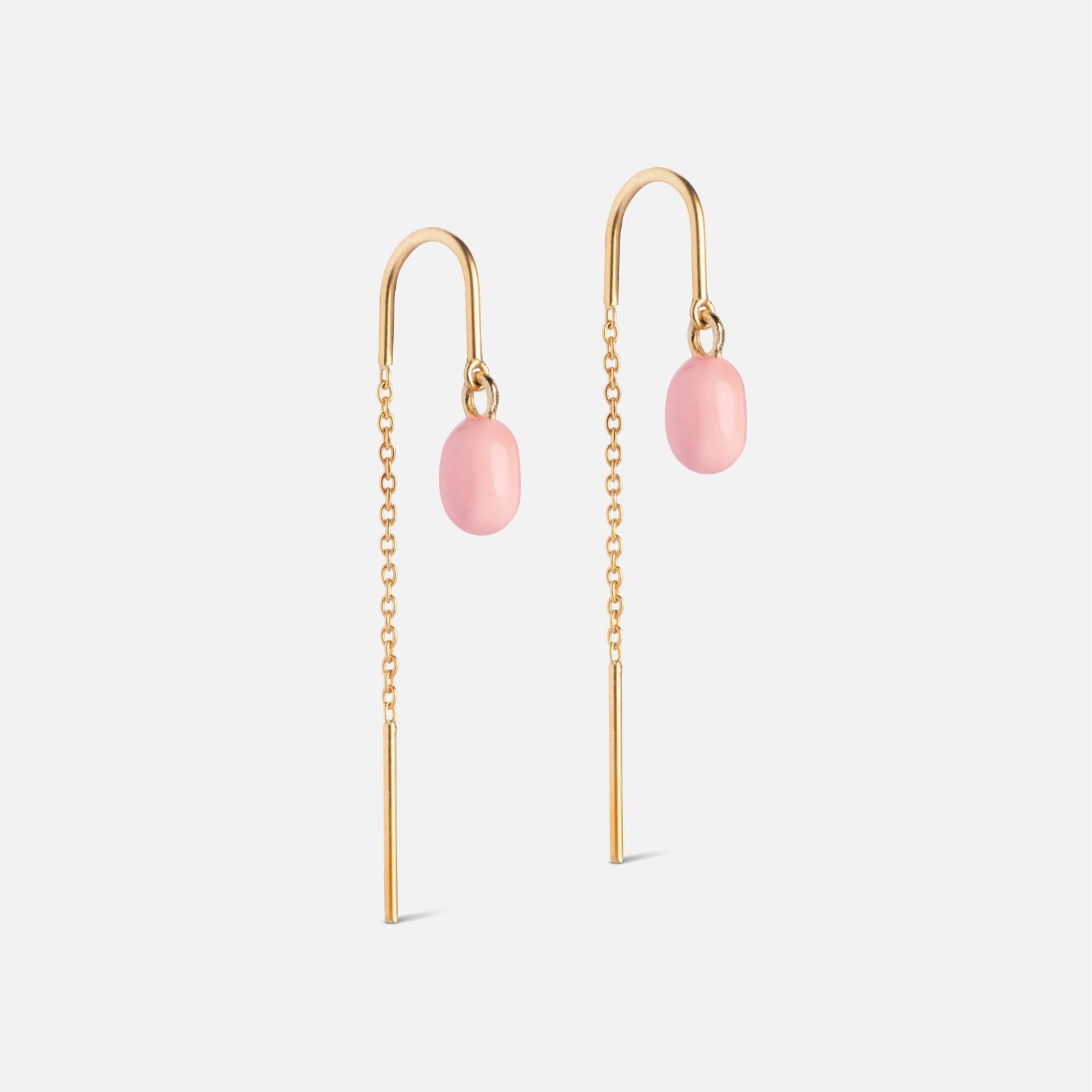 Eleanor Earrings fra Enamel Copenhagen i Light Pink