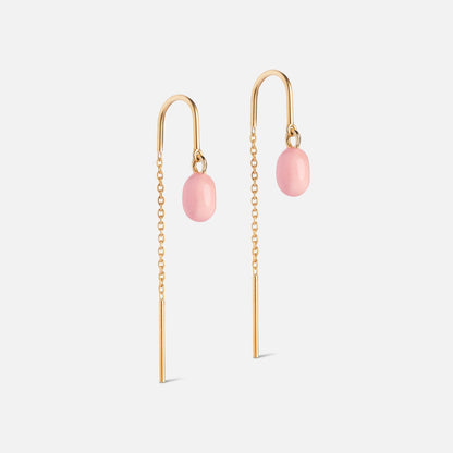 Eleanor Earrings fra Enamel Copenhagen i Light Pink