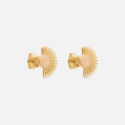 Soleil Studs fra Enamel Copenhagen i Pale Peach