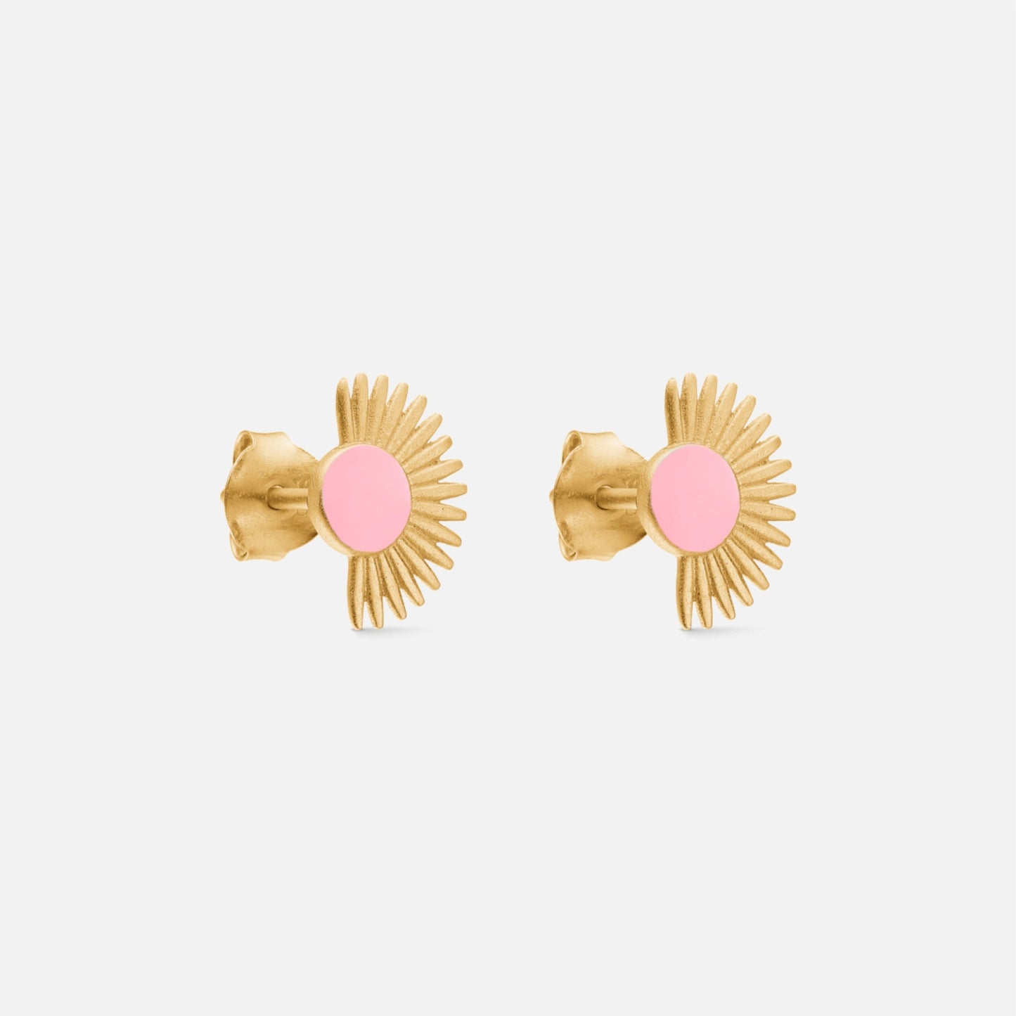 Soleil Studs fra Enamel Copenhagen i Rose