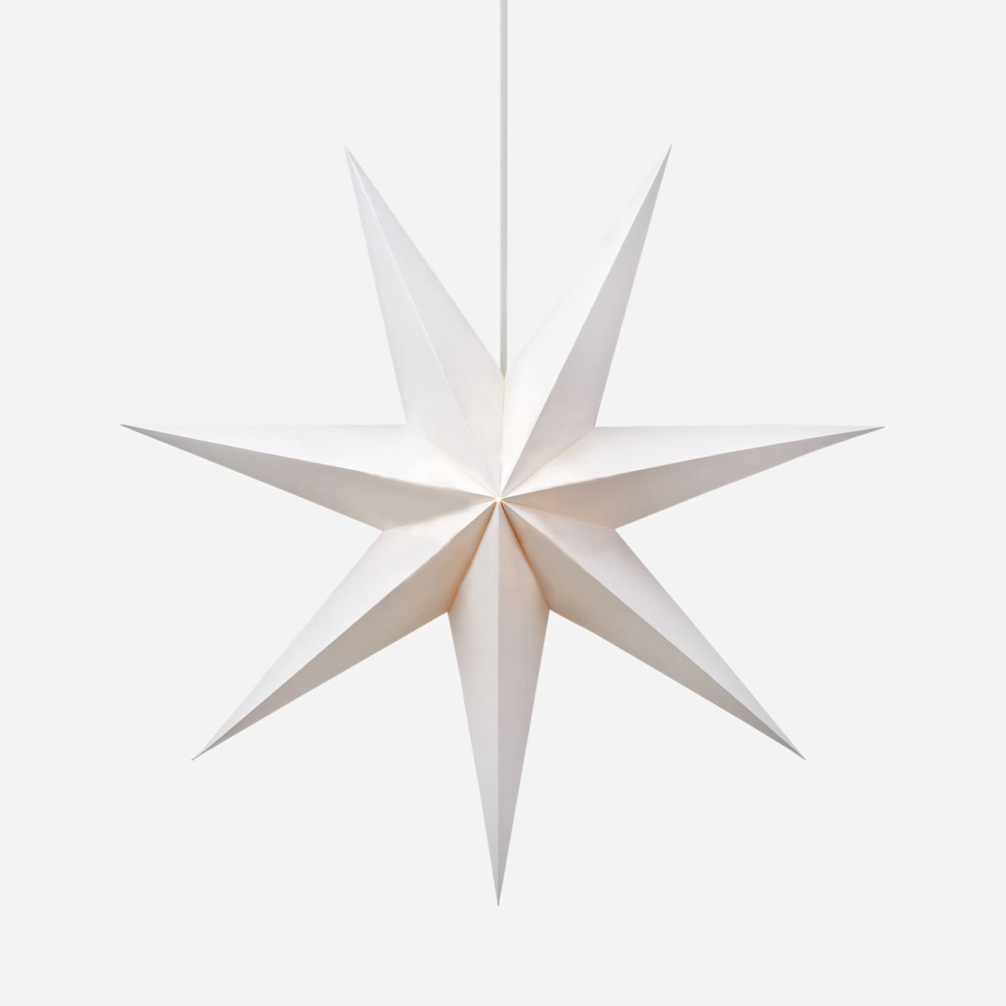 Duva Paper Star 75 cm - Julestjerne m. Lys