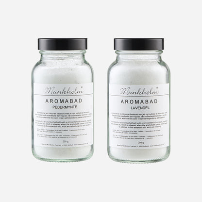 Armomabad badesalte fra Muntholm, flere varianter, 300 g.