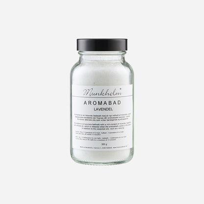  Aromabad badesalt fra Munkholm med Lavendel, 300 g.