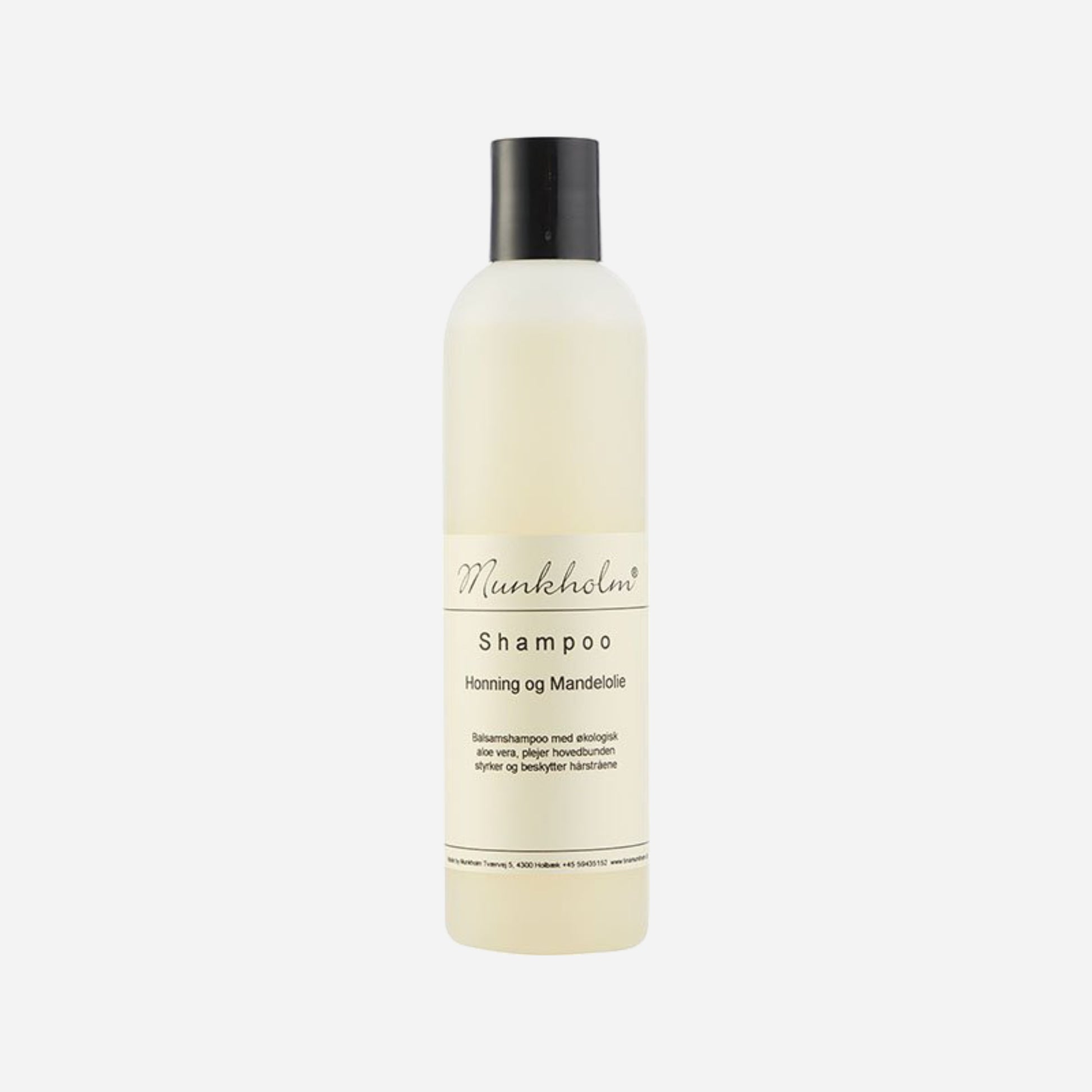 Mild hårshampoo fra Munkholm med honning & mandelolie, 250 ml