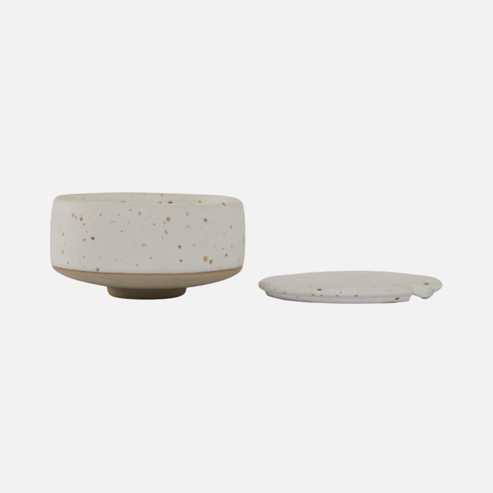 Hagi sukkerskål fra OYOY Living Design, white reactive (åben)