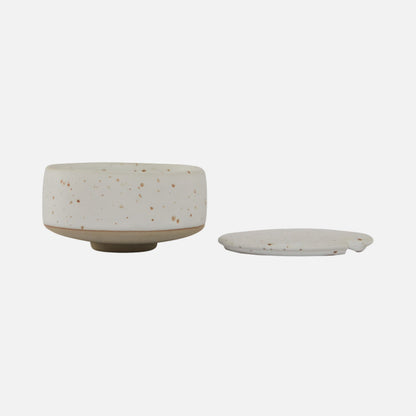 Hagi sukkerskål fra OYOY Living Design, white reactive (åben)