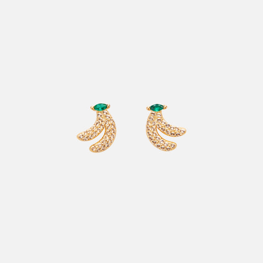 Banana Crystal Studs fra Pico