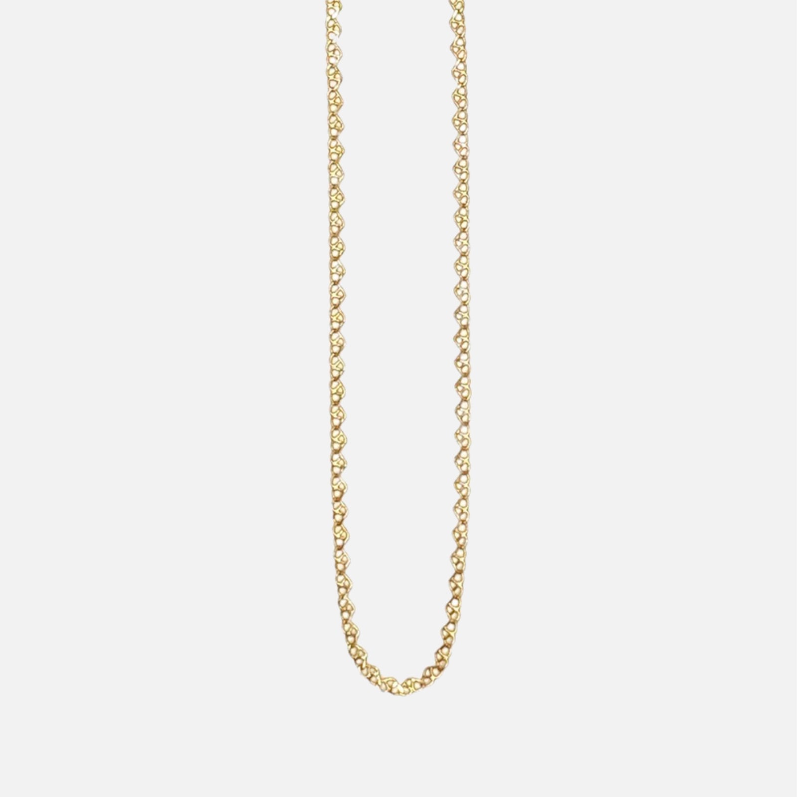 Justine Grande Necklace fra Pico i forgyldt messing