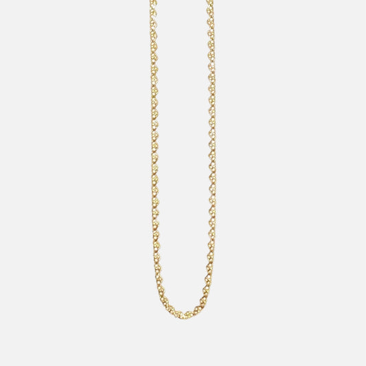 Justine Grande Necklace fra Pico i forgyldt messing