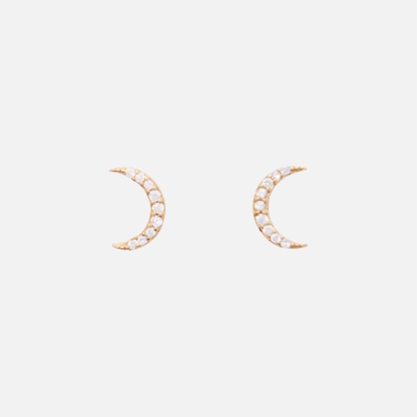 Luna Crystal Studs fra Pico i guld