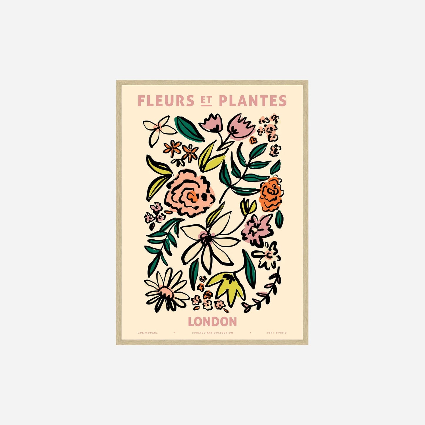 Fleur et Plantes London plakat fra Poster & Frame