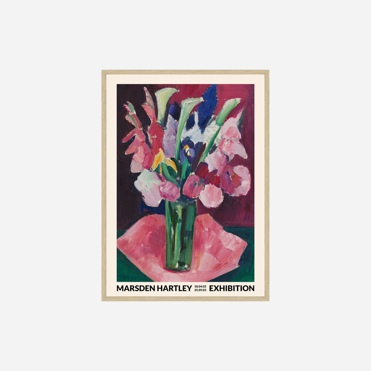 Flower Exhibition plakat af marsen Hartley fra Poster & Frame