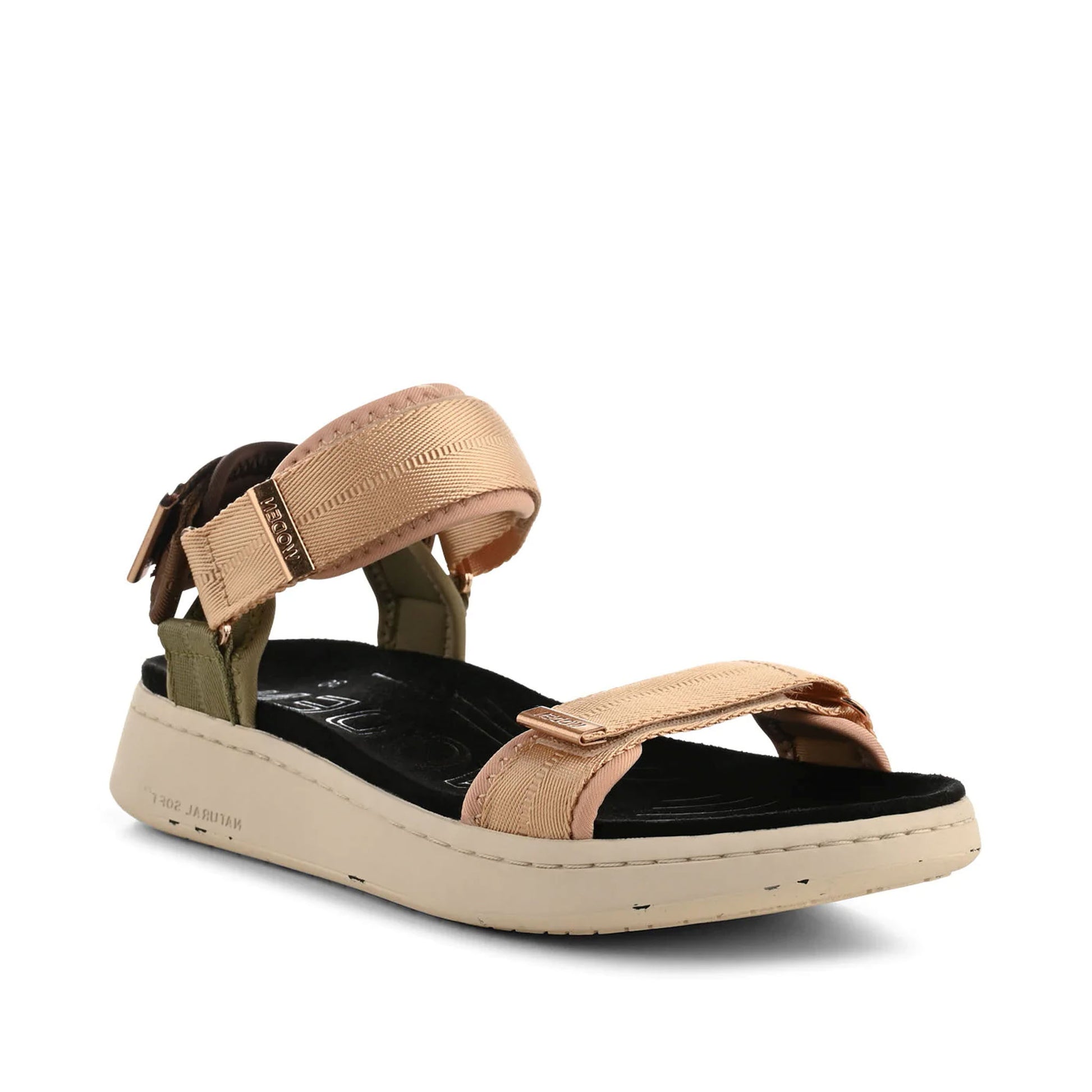 Line sandaler i Multifarvet fra Woden (skråt forfra), 649 kr.